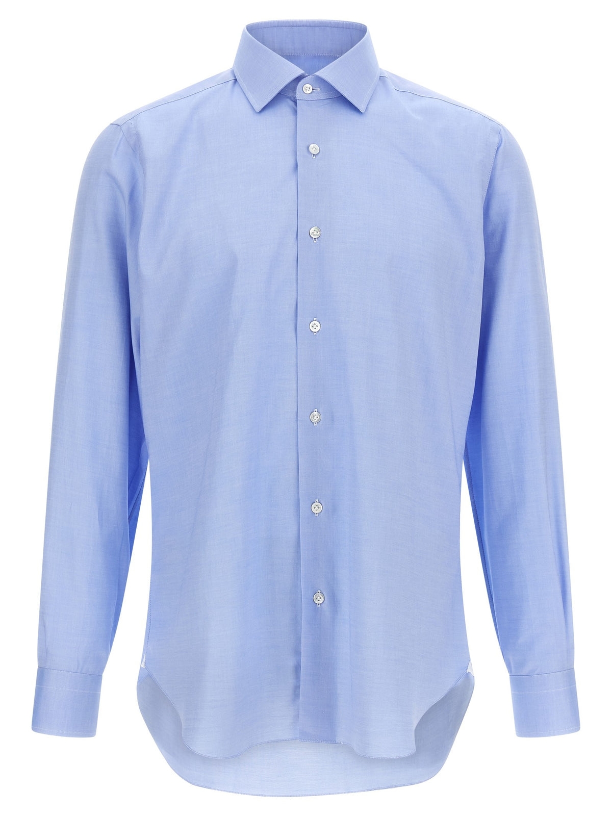 Barba Oxford Cotton Shirt Blue
