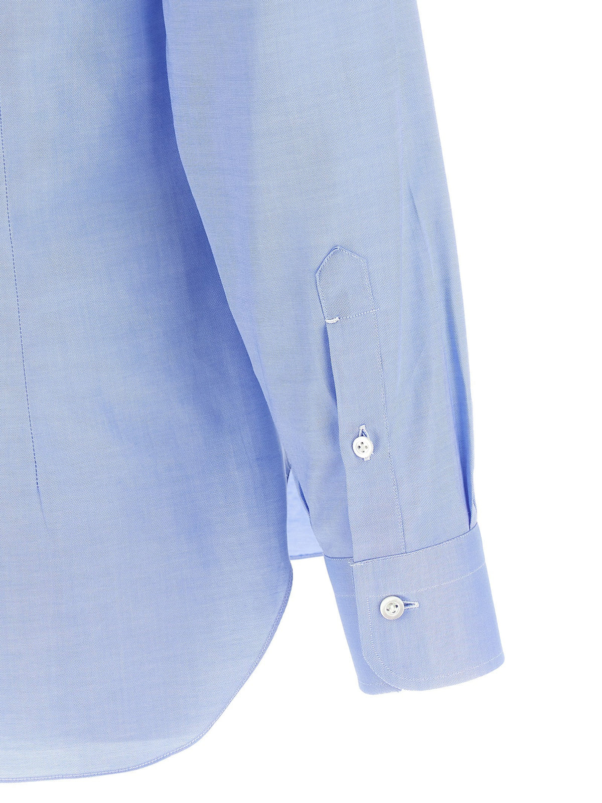 Barba Oxford Cotton Shirt Blue