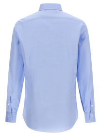 Barba Oxford Cotton Shirt Blue