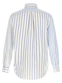 Polo Ralph Lauren Oxford Patchwork Shirt Blue, view 2