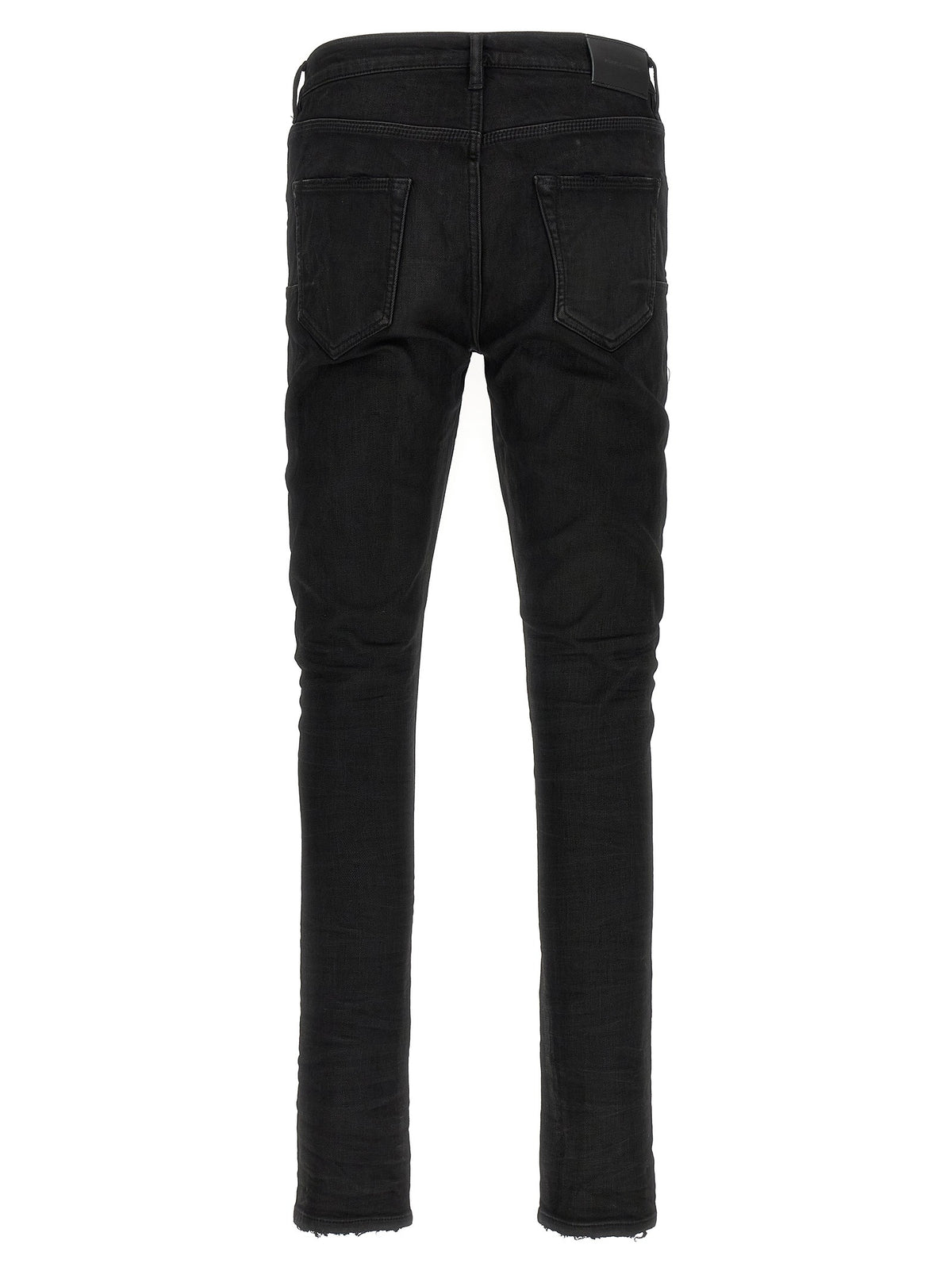 PURPLE BRAND Black Resin Jeans Black