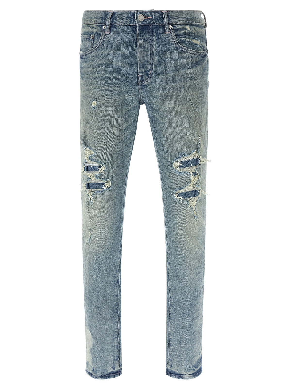 PURPLE BRAND Repairs Jeans Blue
