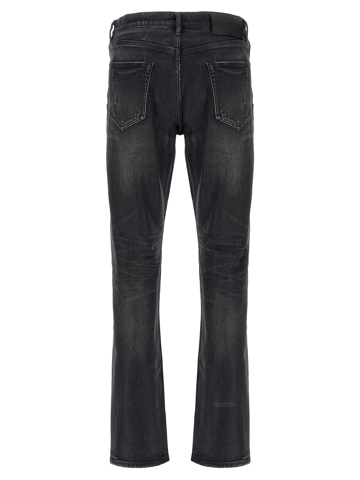 PURPLE BRAND Double Dip Coated Jeans Black