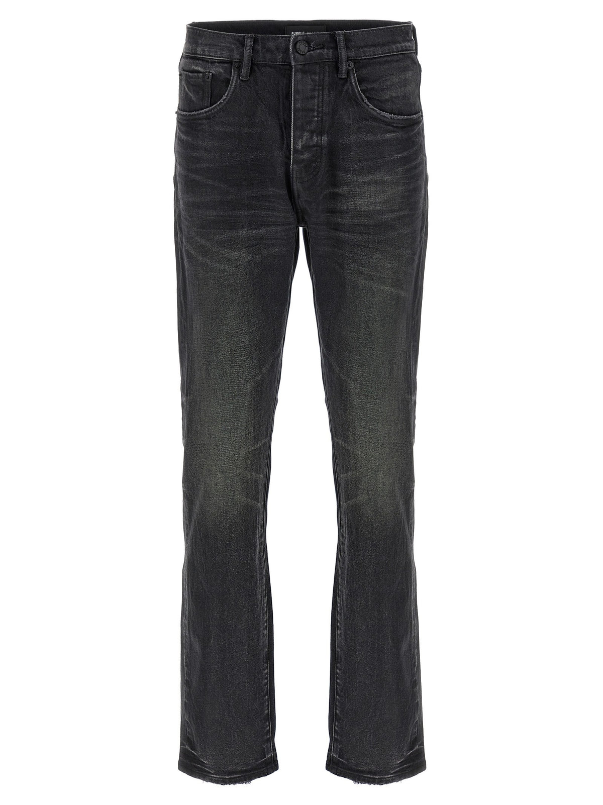PURPLE BRAND Double Dip Coated Jeans Black