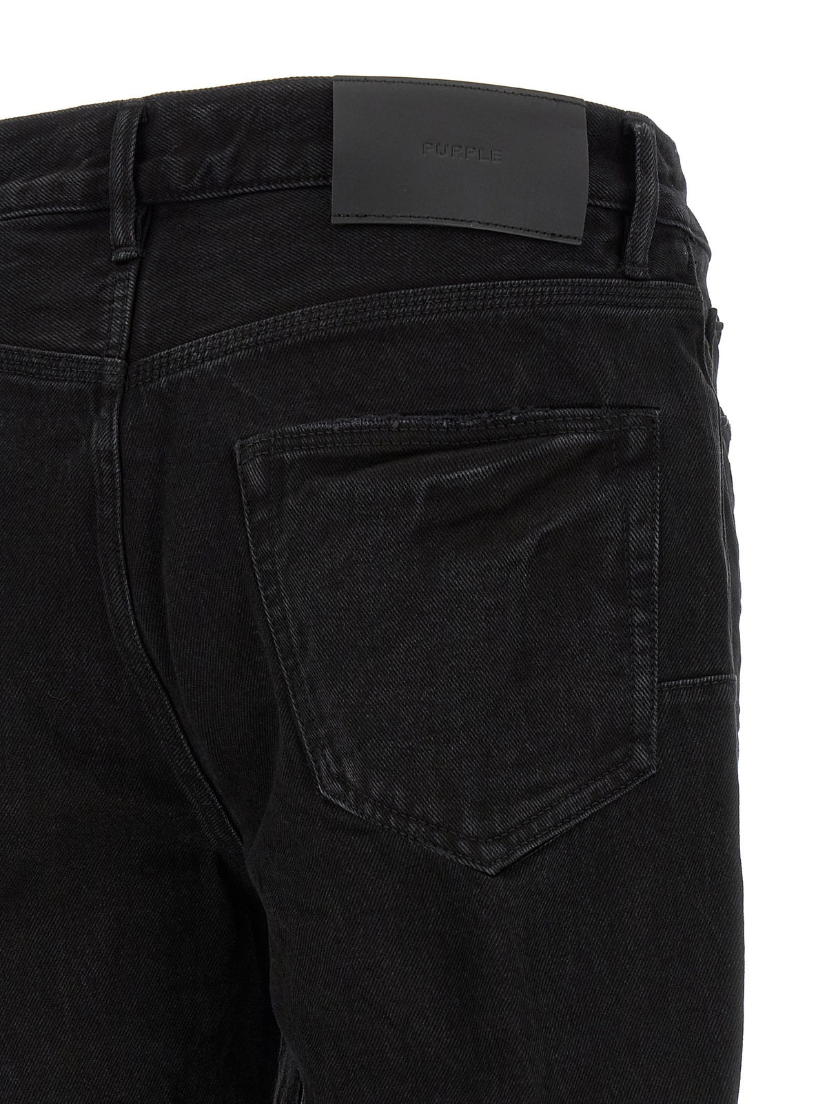 PURPLE BRAND Lancer Rip Jeans Black