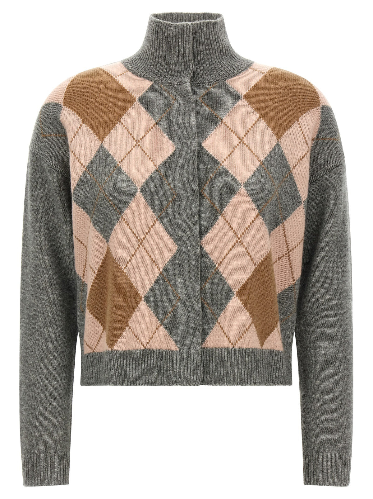 Max Mara Studio Pacche Cardigan Grey