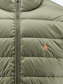 Polo Ralph Lauren Men's Packable Down Jacket Made from Recycled Materials Green