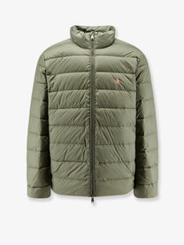 Polo Ralph Lauren Men's Packable Down Jacket Made from Recycled Materials Green
