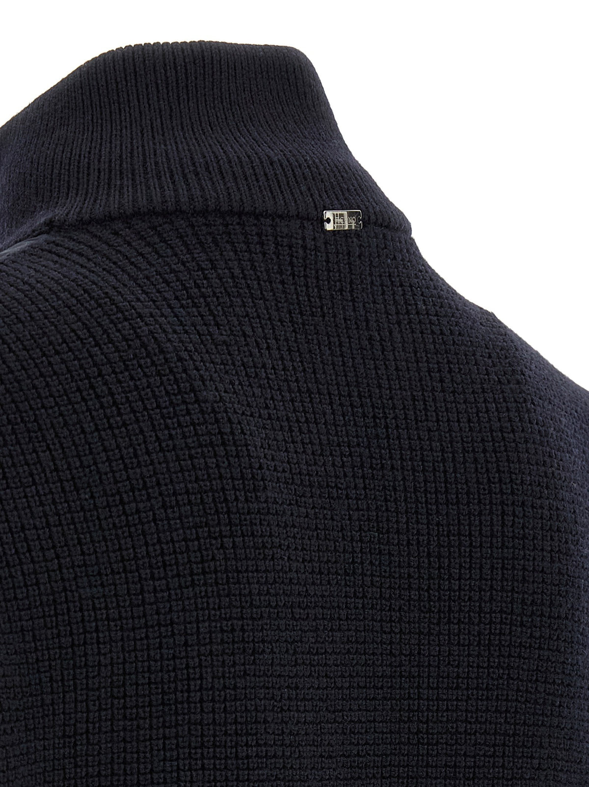 Herno Padded Cardigan Blue