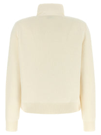 Moncler Padded Cardigan White