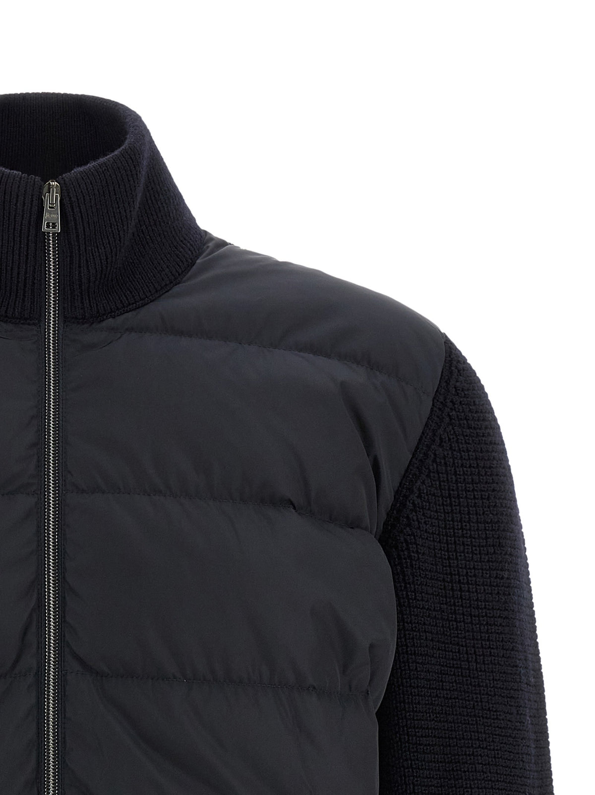 Herno Padded Cardigan Blue