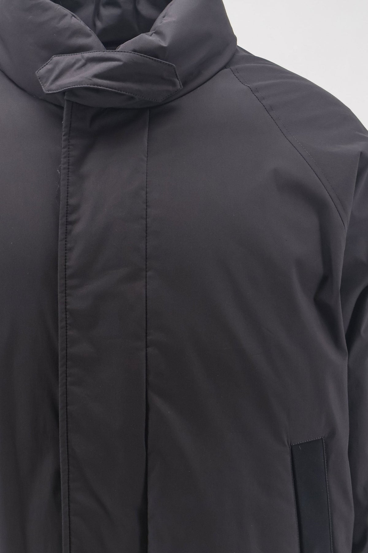 Laminar Men's Padded Cotton and Nylon Jacket Black