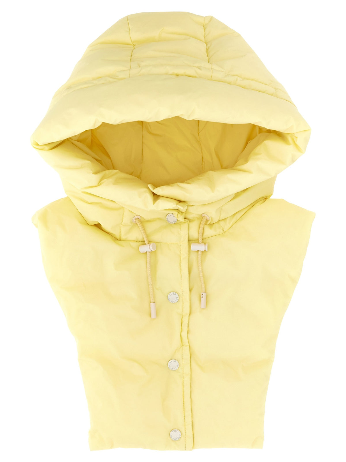 Yves Salomon Army Padded Hood Yellow