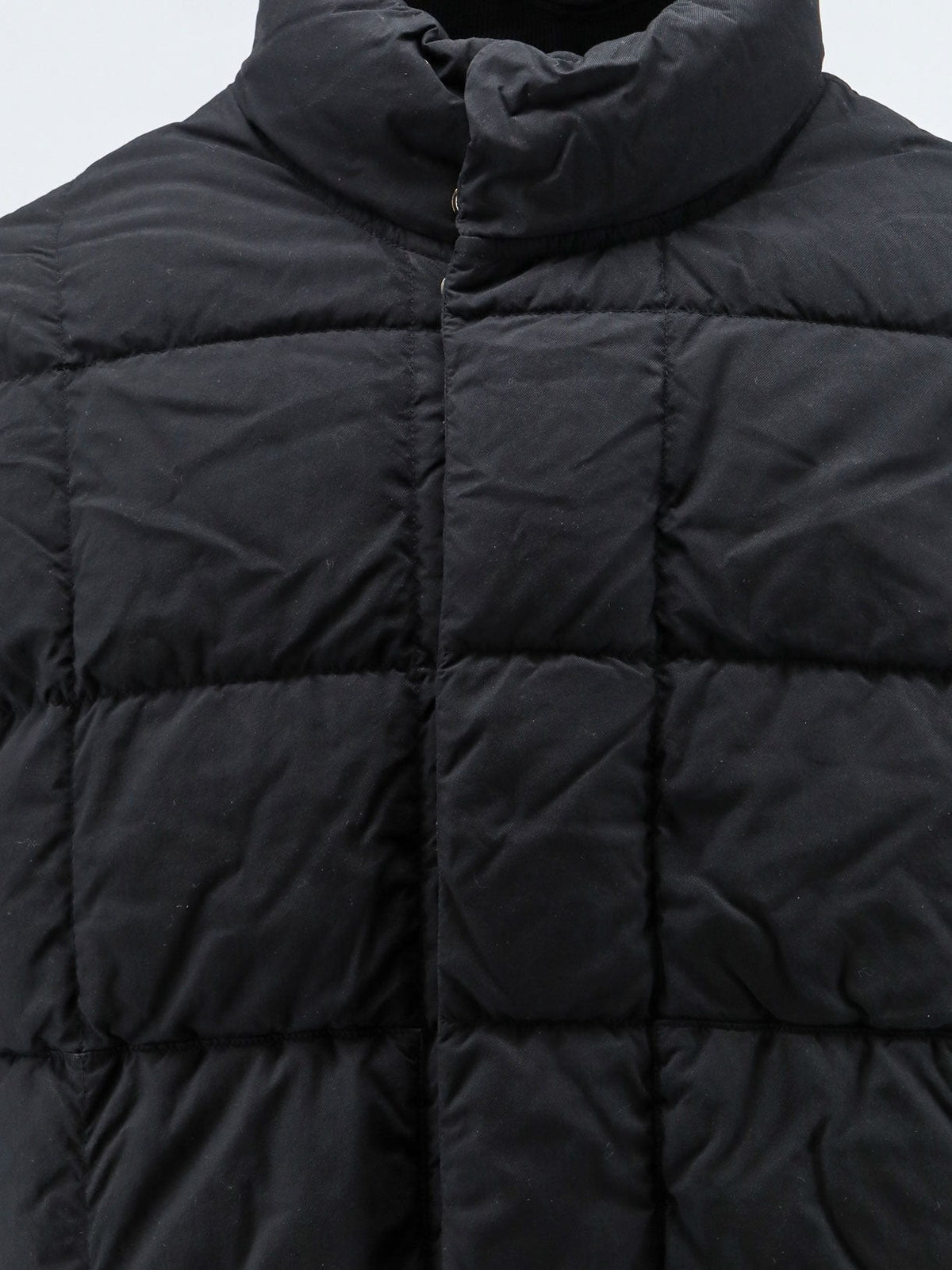 Massimo Osti Men's Padded Nylon Bomber Jacket Black