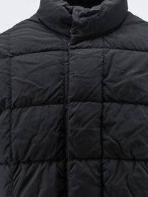 Massimo Osti Men's Padded Nylon Bomber Jacket Black