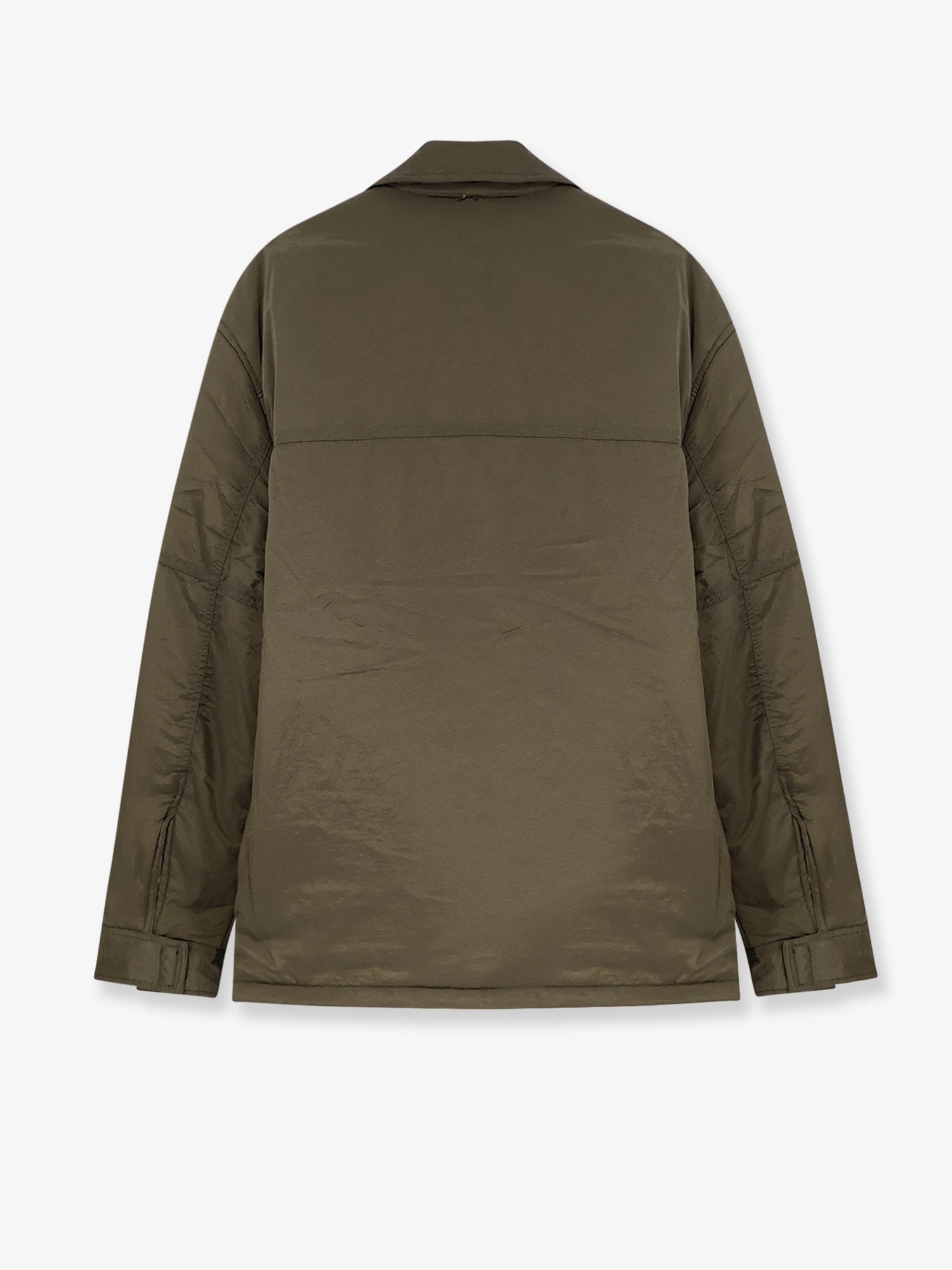 Oamc Peacemaker Men's Padded Overshirt Nylon Jacket Green