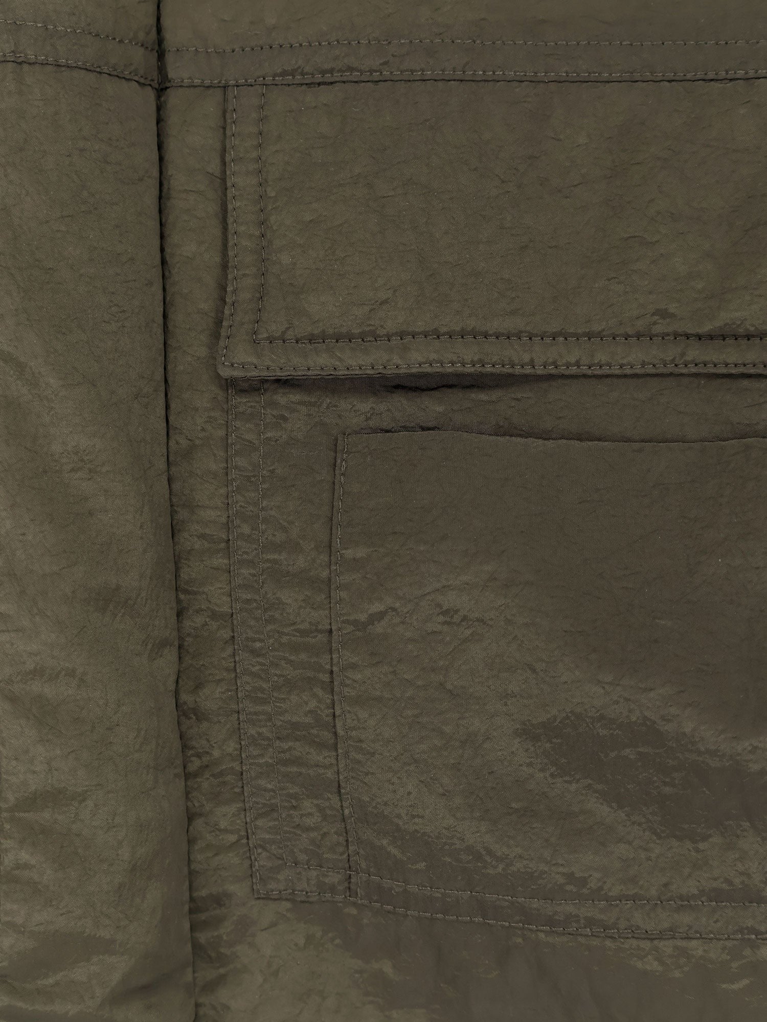 Oamc Peacemaker Men's Padded Overshirt Nylon Jacket Green