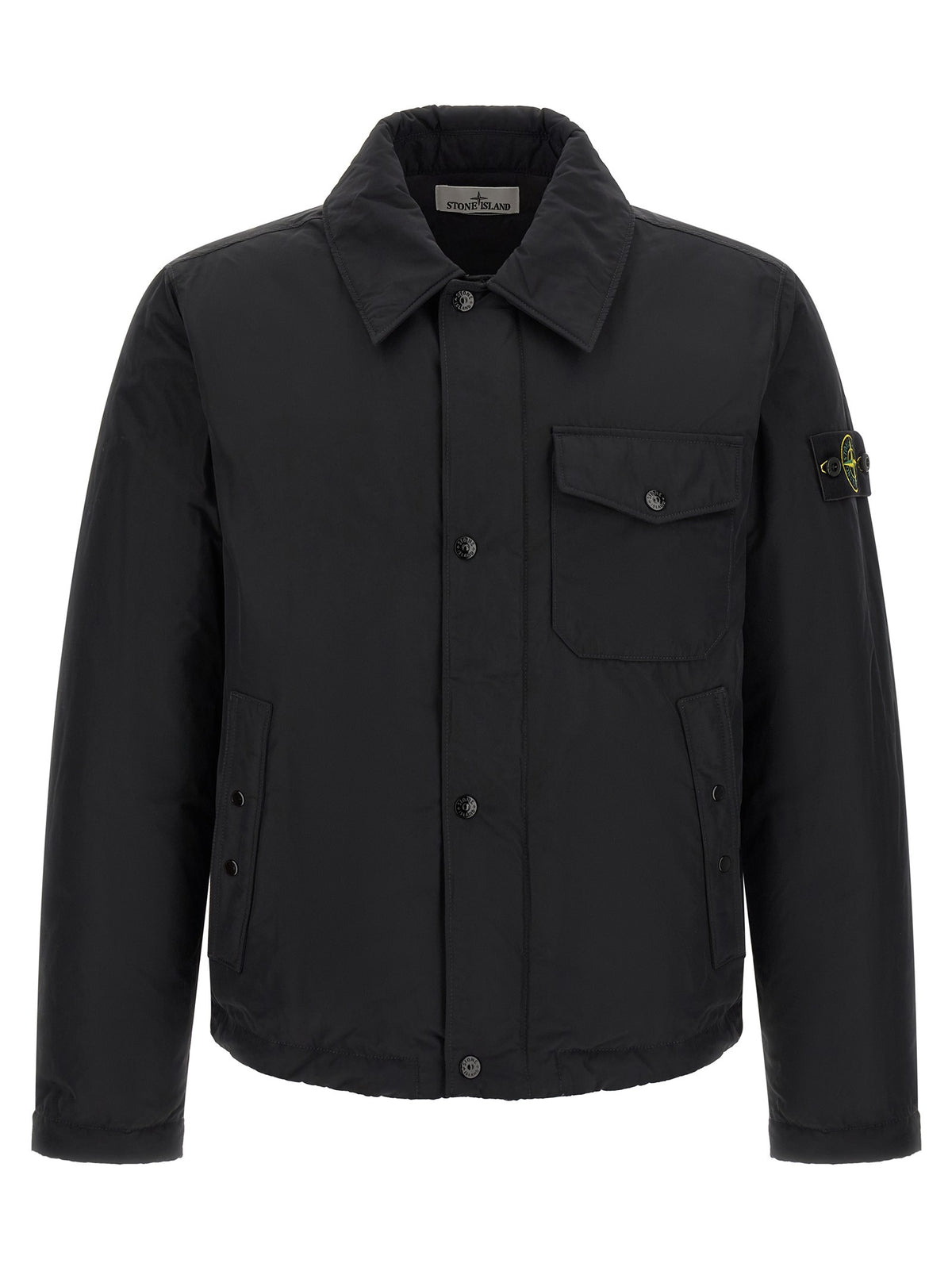 Stone Island Padded Overshirt Black
