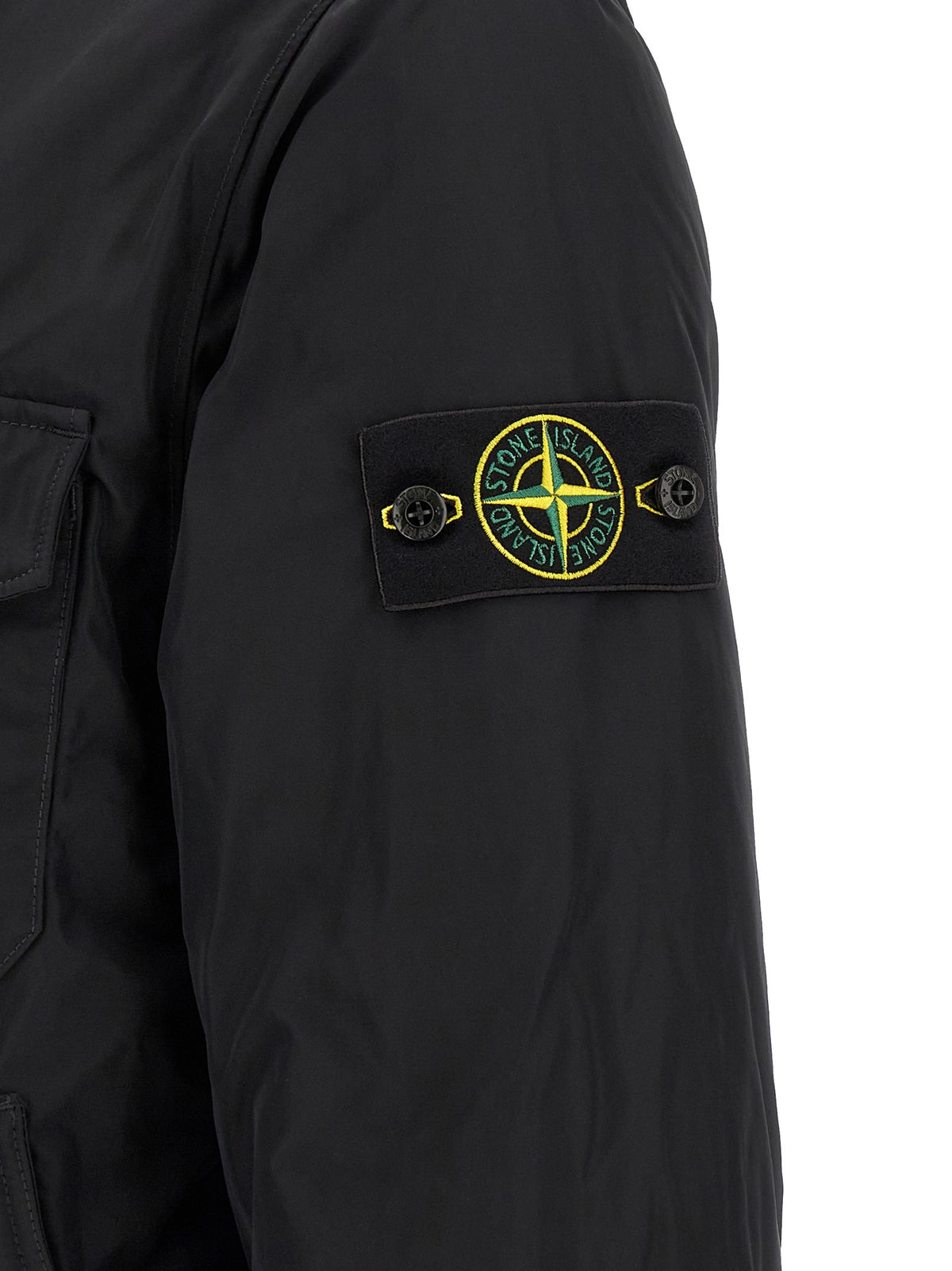 Stone Island Padded Overshirt Black