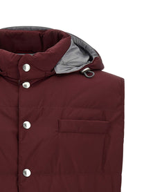 Brunello Cucinelli Padded Vest Red, view 4