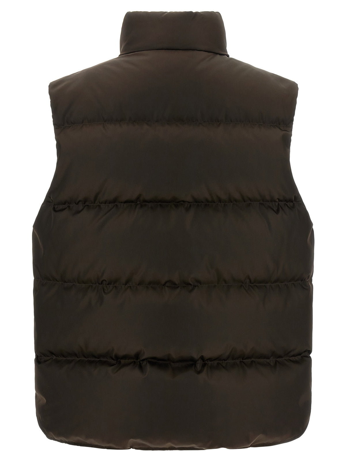 PRADA Padded Vest Brown