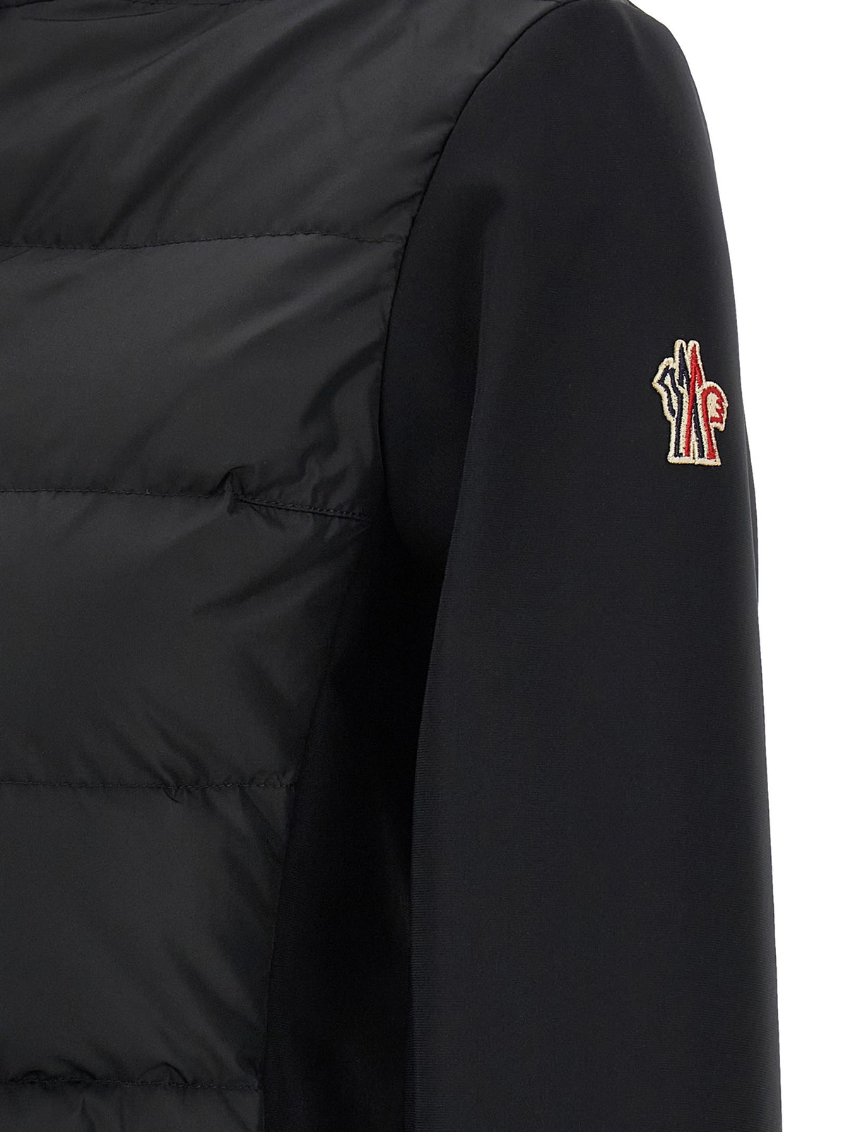Moncler Grenoble Padded Zip up Cardigan Black