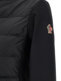 Moncler Grenoble Padded Zip up Cardigan Black