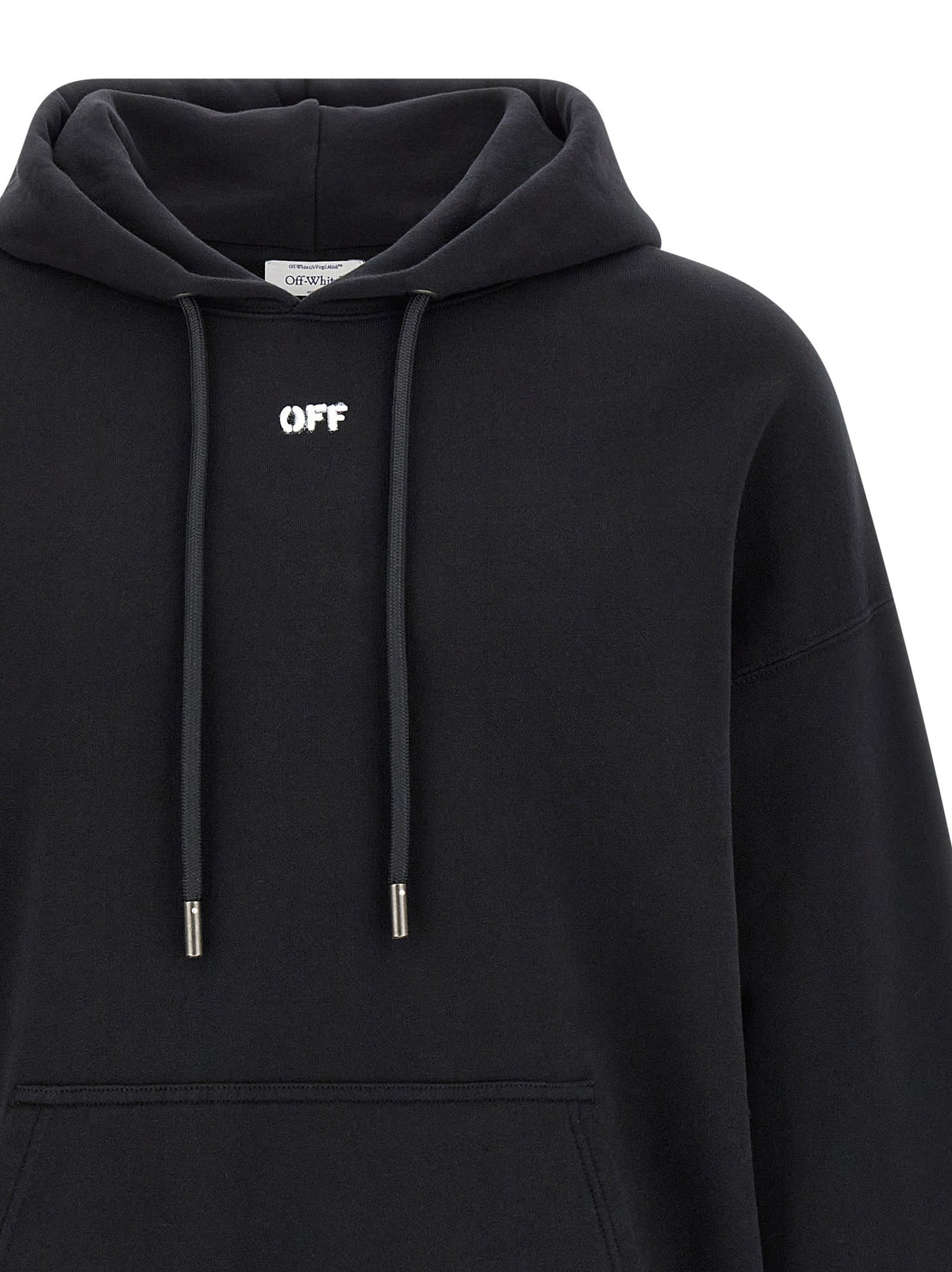 Off-White Paint Arrow Skate Hoodie Black