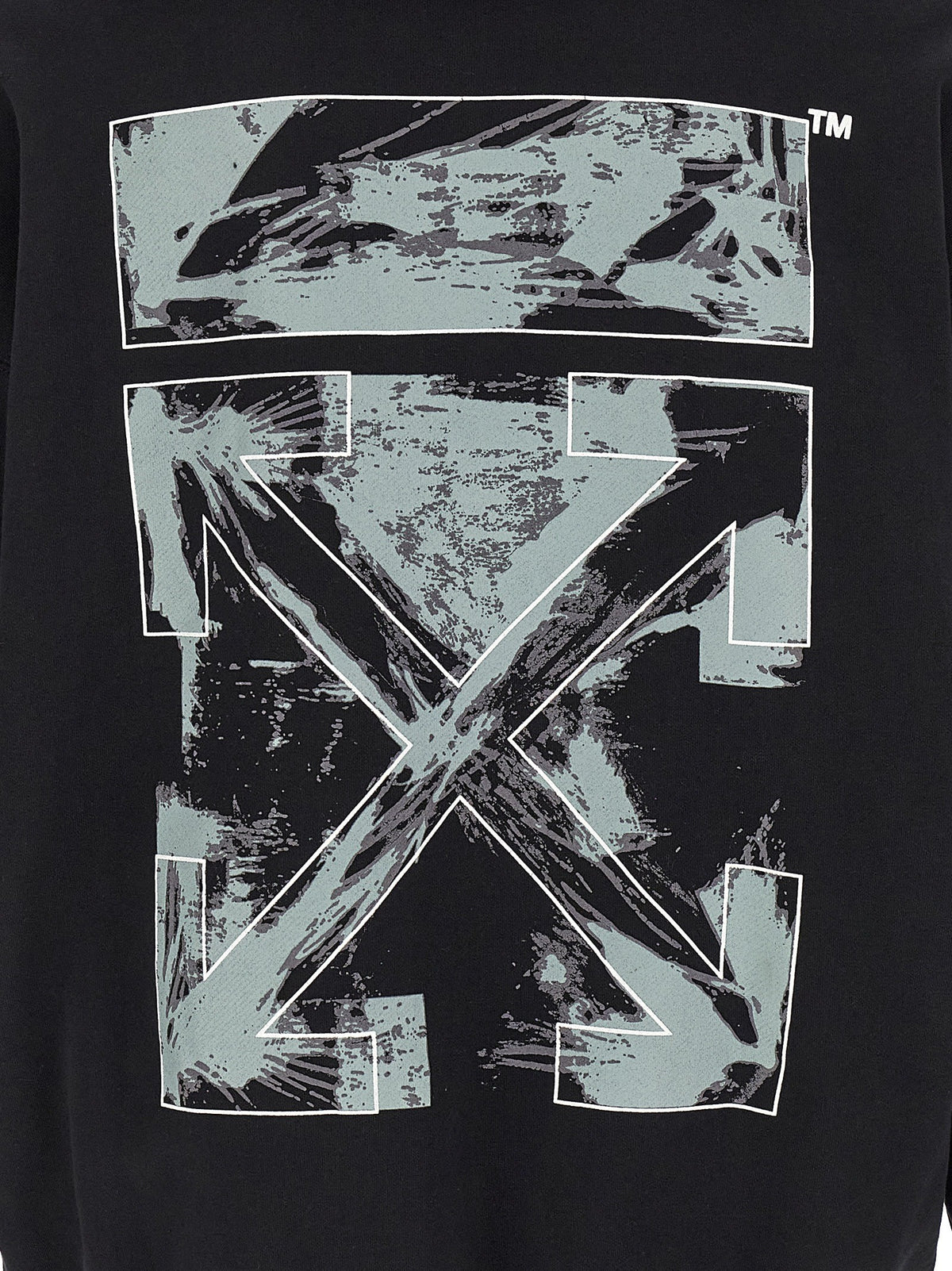 Off-White Paint Arrow Skate Hoodie Black