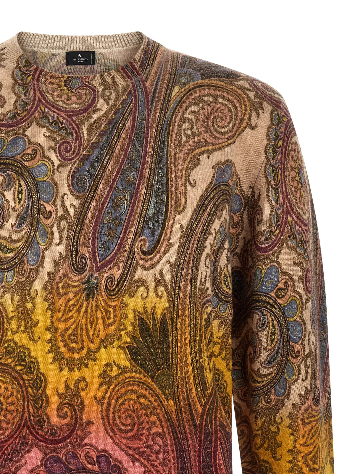 ETRO Paisley Dégradé Sweater Gold