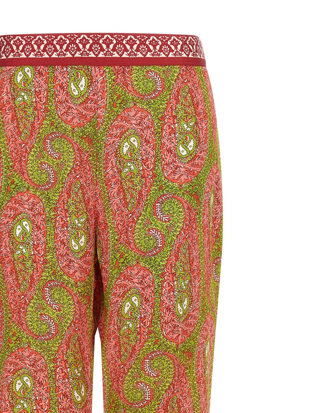 ETRO Paisley Foliage Pants Gold