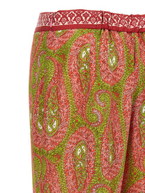 ETRO Paisley Foliage Pants Gold