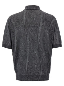 ETRO Paisley Polo Shirt Gold