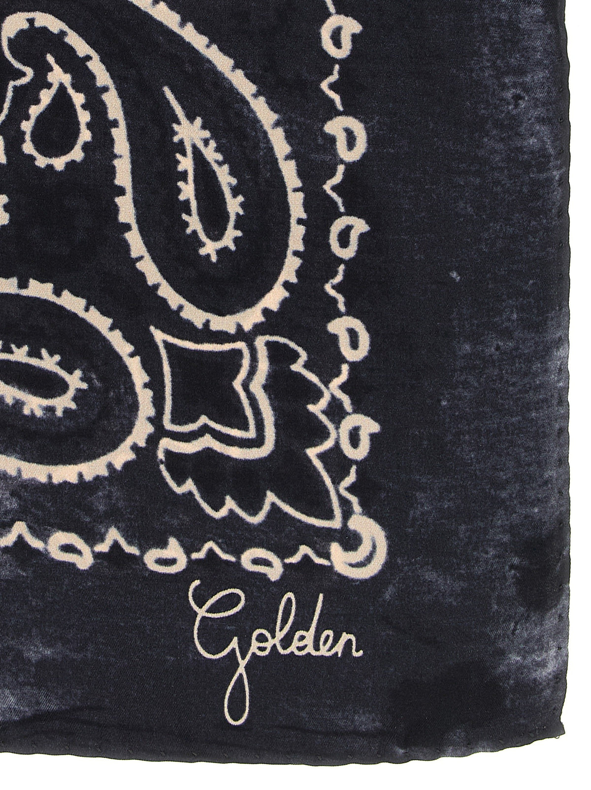 Golden Goose Paisley Scarf Grey