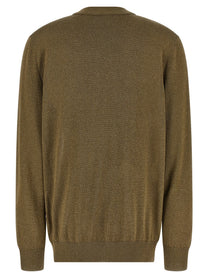 ETRO Paisley Silk Insert Cardigan Green