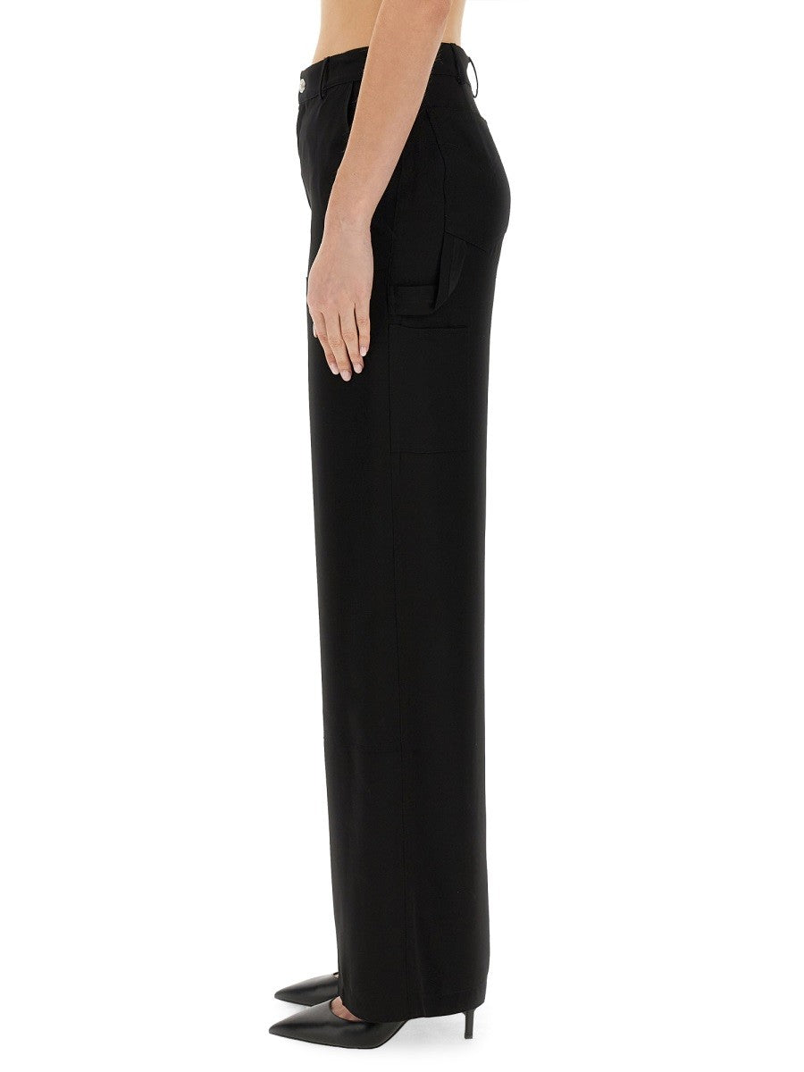 Moschino Jeans Women's Palazzo Pants Black