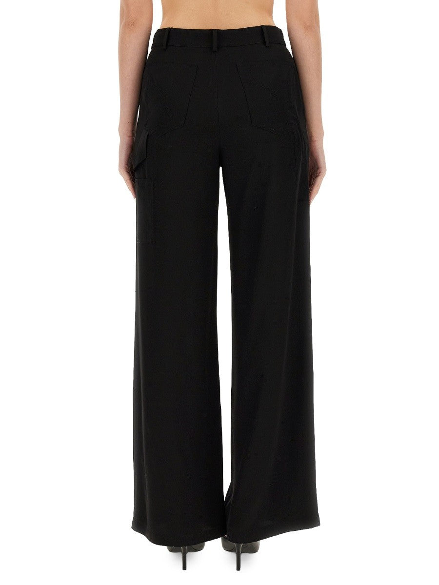 Moschino Jeans Women's Palazzo Pants Black