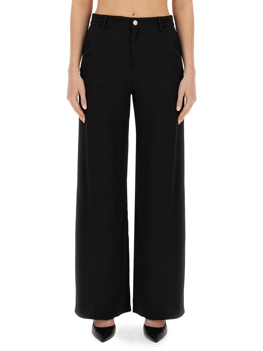 Moschino Jeans Women's Palazzo Pants Black