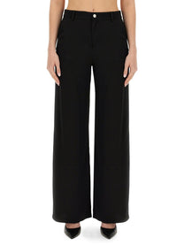 Moschino Jeans Women's Palazzo Pants Black