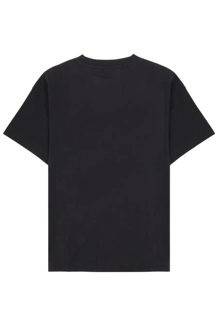 Palm Angels men’s black short-sleeved crew neck t-shirt featuring a bear graphic and cotton material