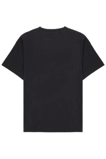 Palm Angels men’s black short-sleeved crew neck t-shirt featuring a bear graphic and cotton material