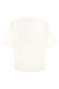 Off-white palm angels men’s short-sleeved shirt with a simple crew neck and relaxed fit