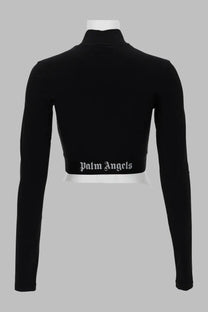 Palm Angels Women's Croptop Classic Black