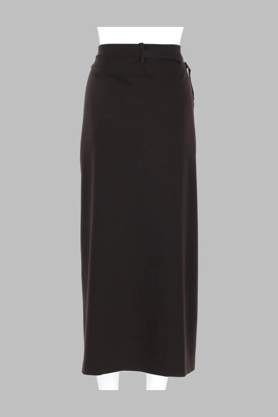 Paloma Wool women’s gonna midi blont brown black high-waisted skirt with sleek straight cut and side zipper detail