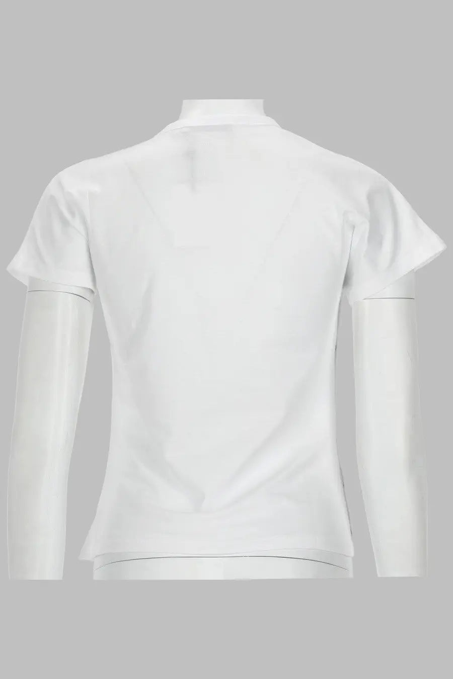 Paloma Wool women’s Olimpia white short-sleeved polo shirt with classic collar and neatly stitched seams