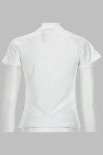Paloma Wool women’s Olimpia white short-sleeved polo shirt with classic collar and neatly stitched seams