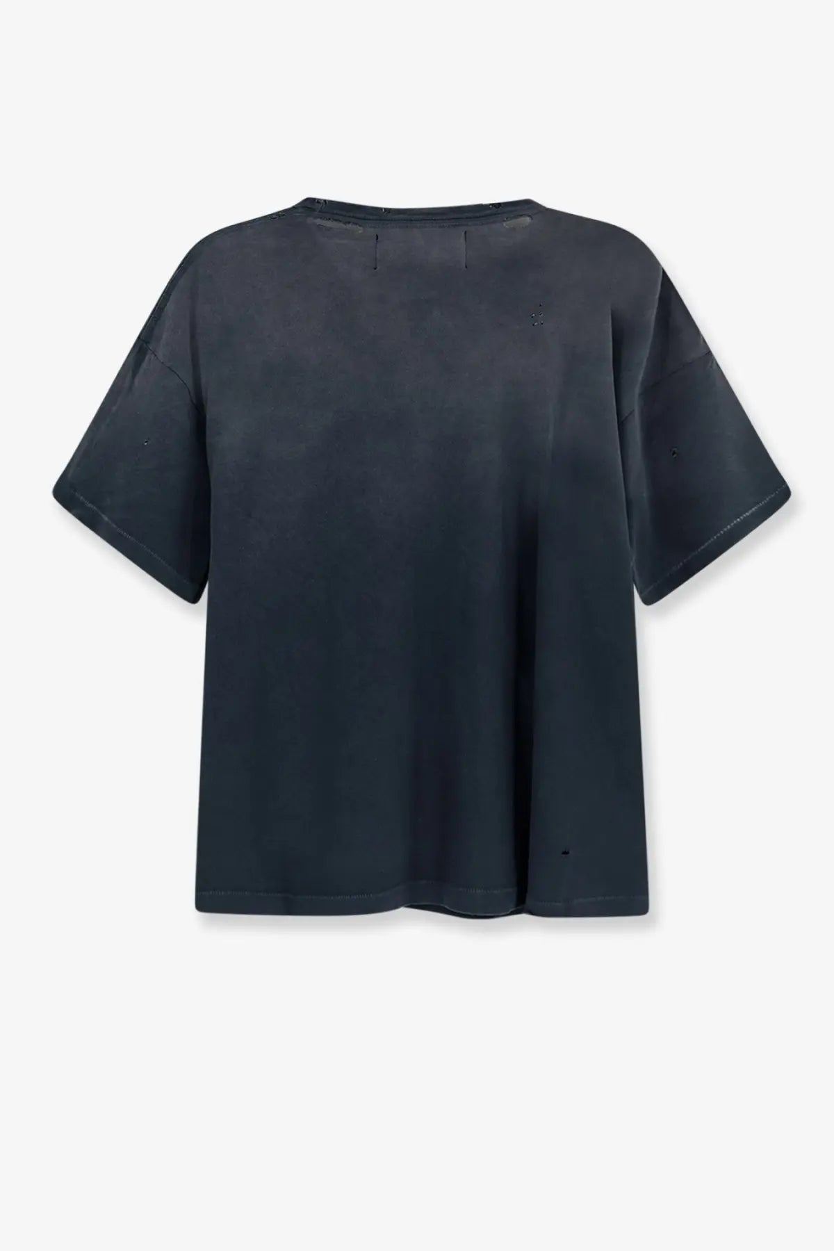 Paly men’s core cotton shirt black oversized short-sleeved t-shirt with relaxed fit and subtle texture