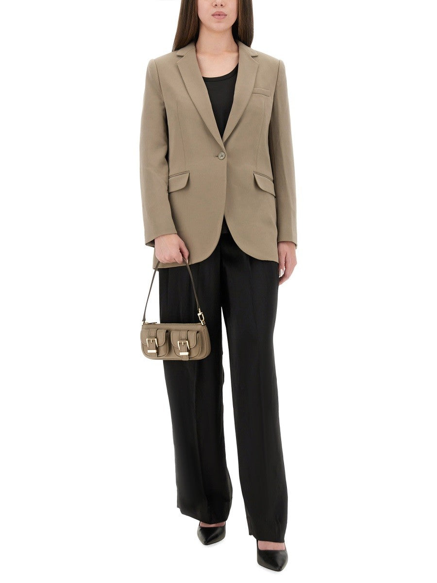 Michael Kors Women's Pantalone Gamba Ampia Black