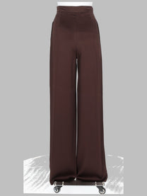 Max Mara Studio Women's Pantalone Gamba Ampia Brown