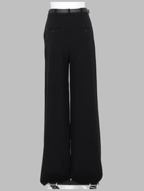 Max Mara Studio Women's Pantalone Ampio in Cady Black